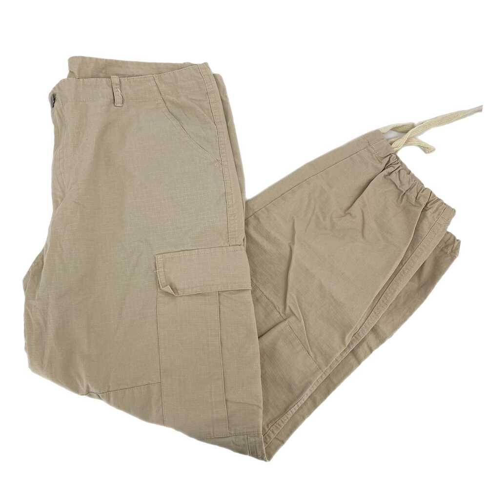 Carhartt Beige Cargo Pants Wide-Leg 27in Inseam | Mens XL